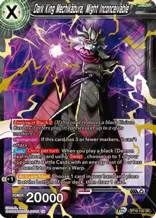 Dark King Mechikabura, Might Inconceivable (BT16-100) [Realm of the Gods] | Mindsight Gaming