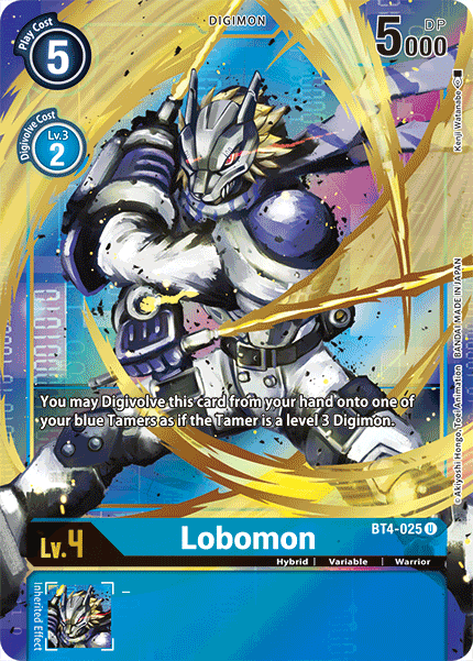 Lobomon [BT4-025] (Alternate Art) [Great Legend] | Mindsight Gaming