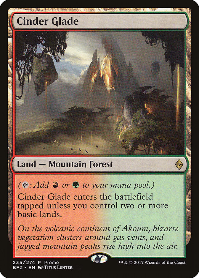 Cinder Glade (Promo) [Standard Showdown Promos] | Mindsight Gaming