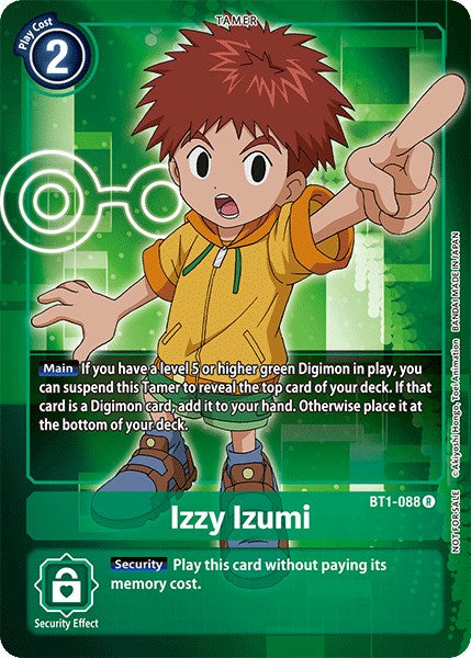 Izzy Izumi [BT1-088] (Official Tournament Pack Vol.3) [Release Special Booster Promos] | Mindsight Gaming