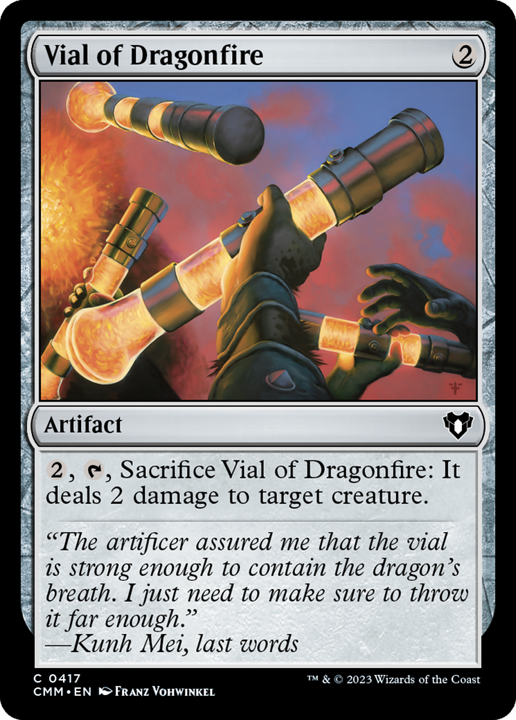 Vial of Dragonfire [Commander Masters] | Mindsight Gaming