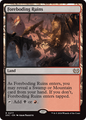 Foreboding Ruins [Duskmourn: House of Horror Commander] | Mindsight Gaming