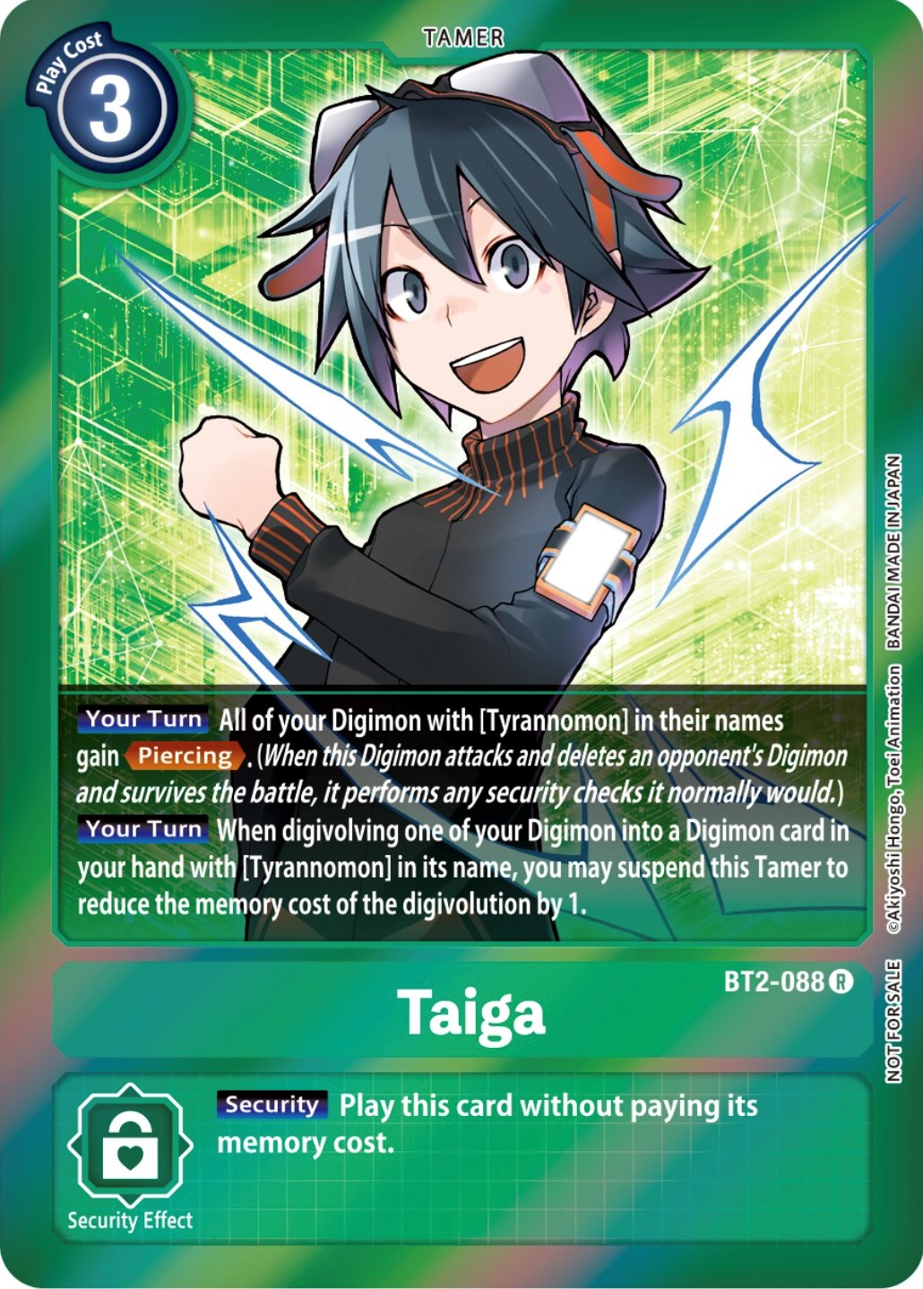 Taiga [BT2-088] (Event Pack 4) [Release Special Booster Promos] | Mindsight Gaming