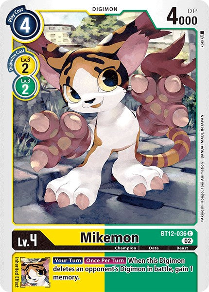 Mikemon [BT12-036] [Across Time] | Mindsight Gaming