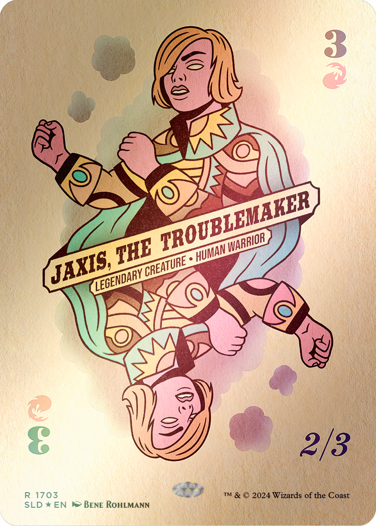 Jaxis, the Troublemaker (Rainbow Foil) [Secret Lair Drop Series] | Mindsight Gaming