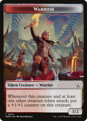 Warrior // Thopter Double-Sided Token [March of the Machine Tokens] | Mindsight Gaming