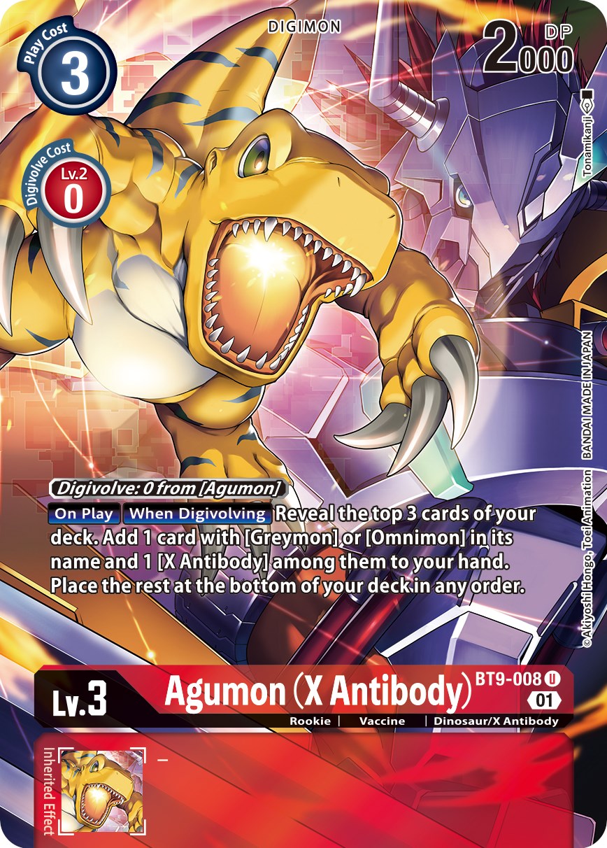 Agumon (X Antibody) [BT9-008] (Alternate Art) [X Record] | Mindsight Gaming