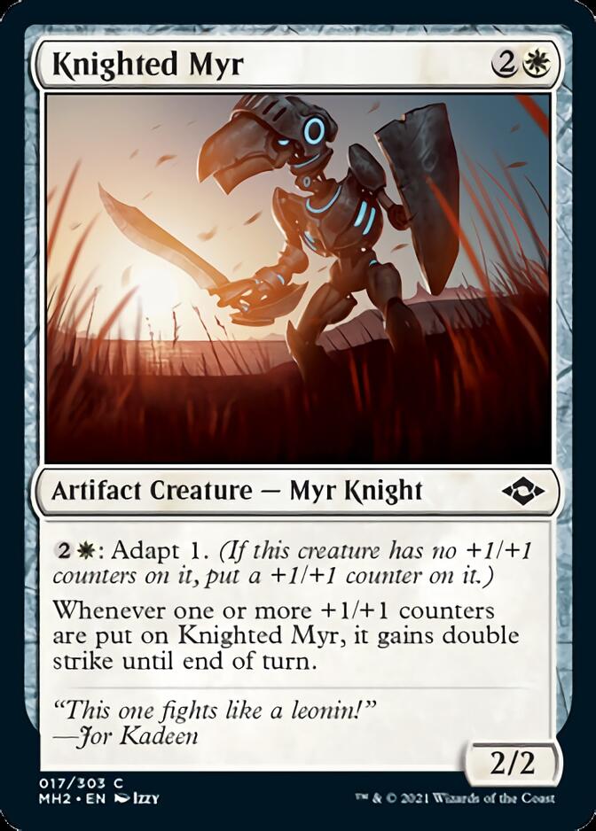 Knighted Myr [Modern Horizons 2] | Mindsight Gaming