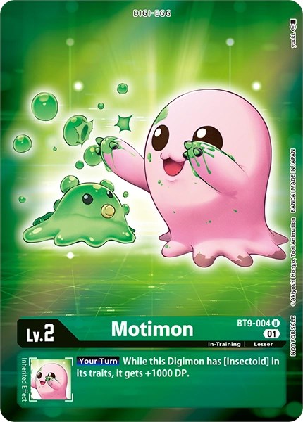 Motimon [BT9-004] (Alternative Art - Box Topper) [X Record] | Mindsight Gaming