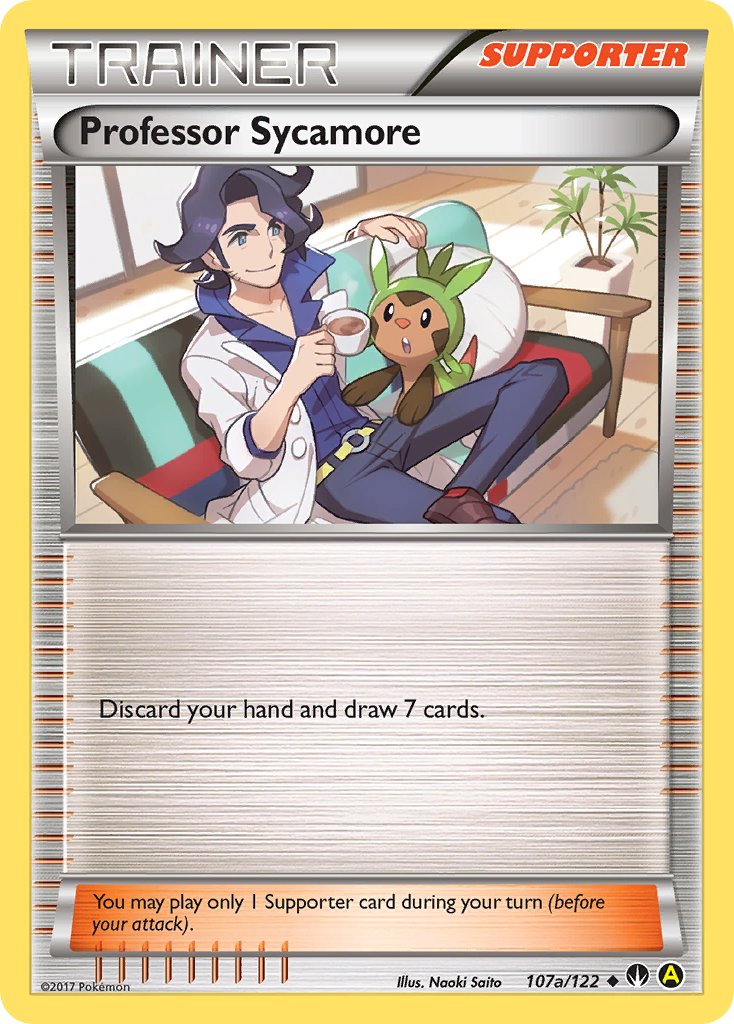 Professor Sycamore (107a/122) [Alternate Art Promos] | Mindsight Gaming