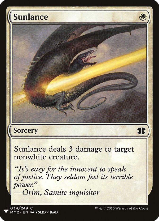 Sunlance [Mystery Booster] | Mindsight Gaming