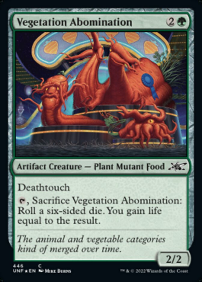 Vegetation Abomination (Galaxy Foil) [Unfinity] | Mindsight Gaming