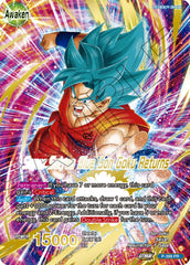 Son Goku // Super Saiyan Blue Son Goku Returns (Gold-Stamped) (P-399) [Promotion Cards] | Mindsight Gaming