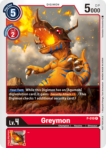 Greymon [P-010] [Promotional Cards] | Mindsight Gaming