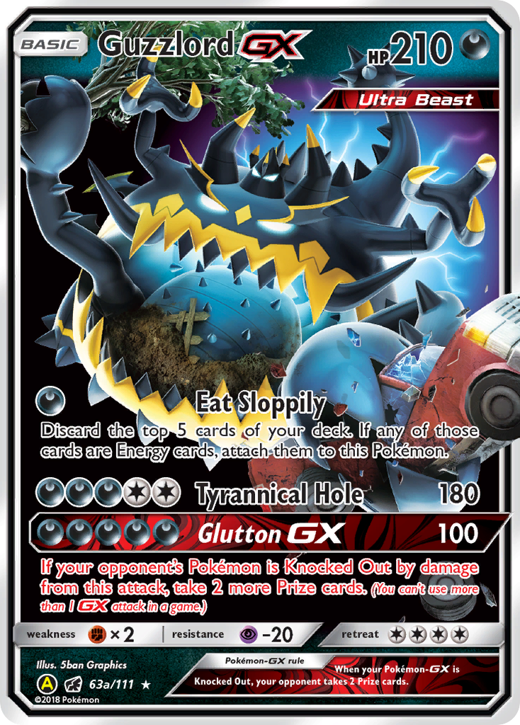 Guzzlord GX (63a/111) [Alternate Art Promos] | Mindsight Gaming