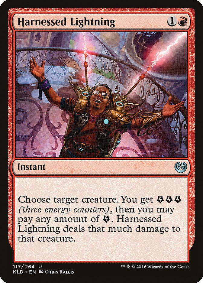 Harnessed Lightning [Kaladesh] | Mindsight Gaming