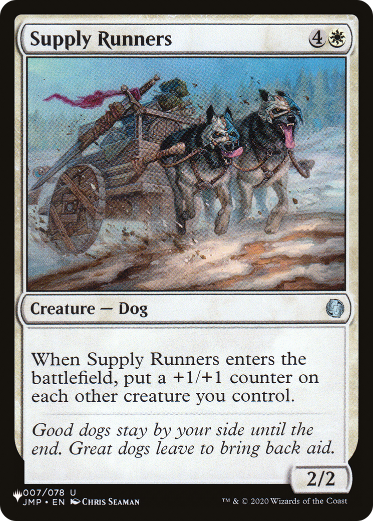 Supply Runners [The List Reprints] | Mindsight Gaming