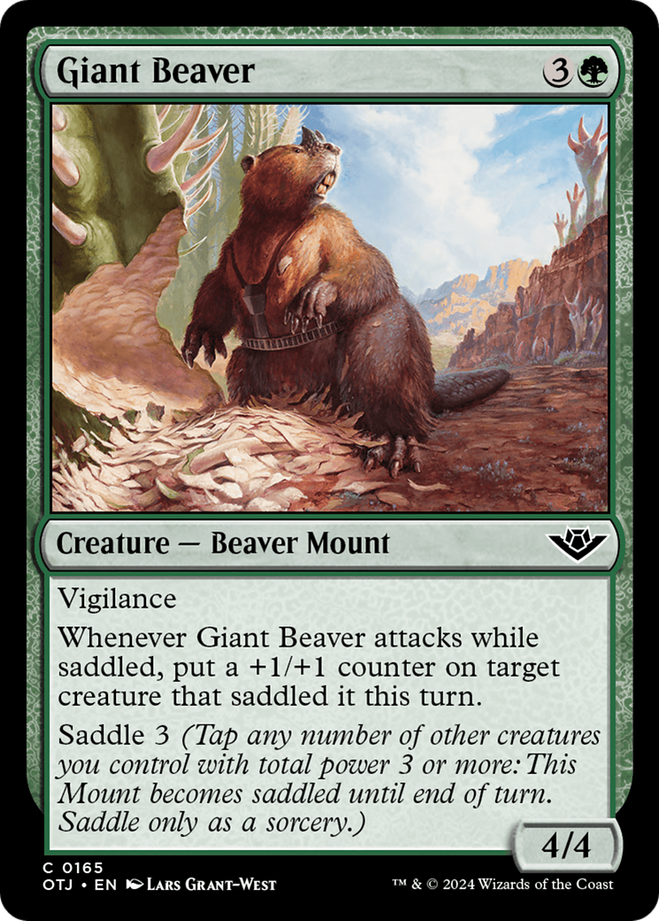 Giant Beaver [Outlaws of Thunder Junction] | Mindsight Gaming