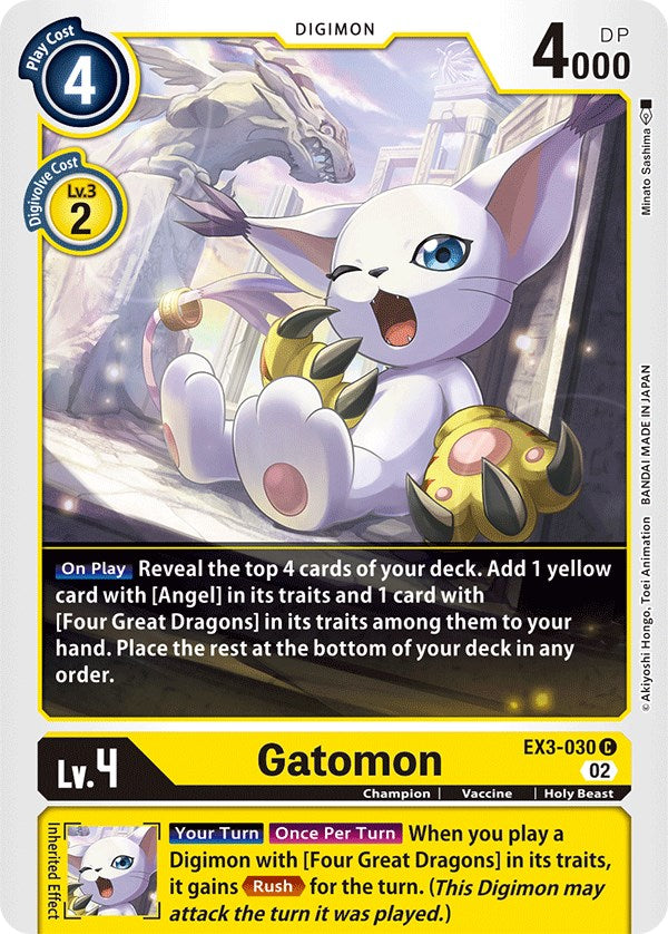 Gatomon [EX3-030] [Draconic Roar] | Mindsight Gaming