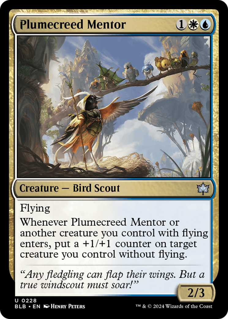 Plumecreed Mentor [Bloomburrow] | Mindsight Gaming