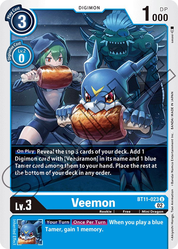 Veemon [BT11-023] [Dimensional Phase] | Mindsight Gaming