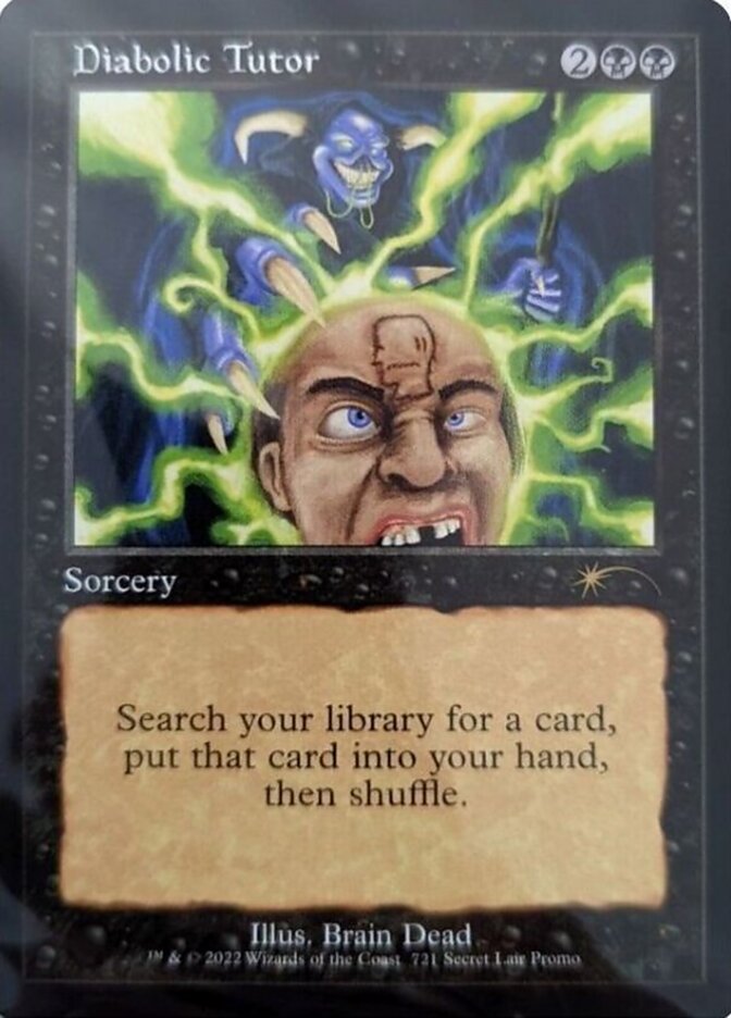 Diabolic Tutor (Retro) [Secret Lair Drop Promos] | Mindsight Gaming