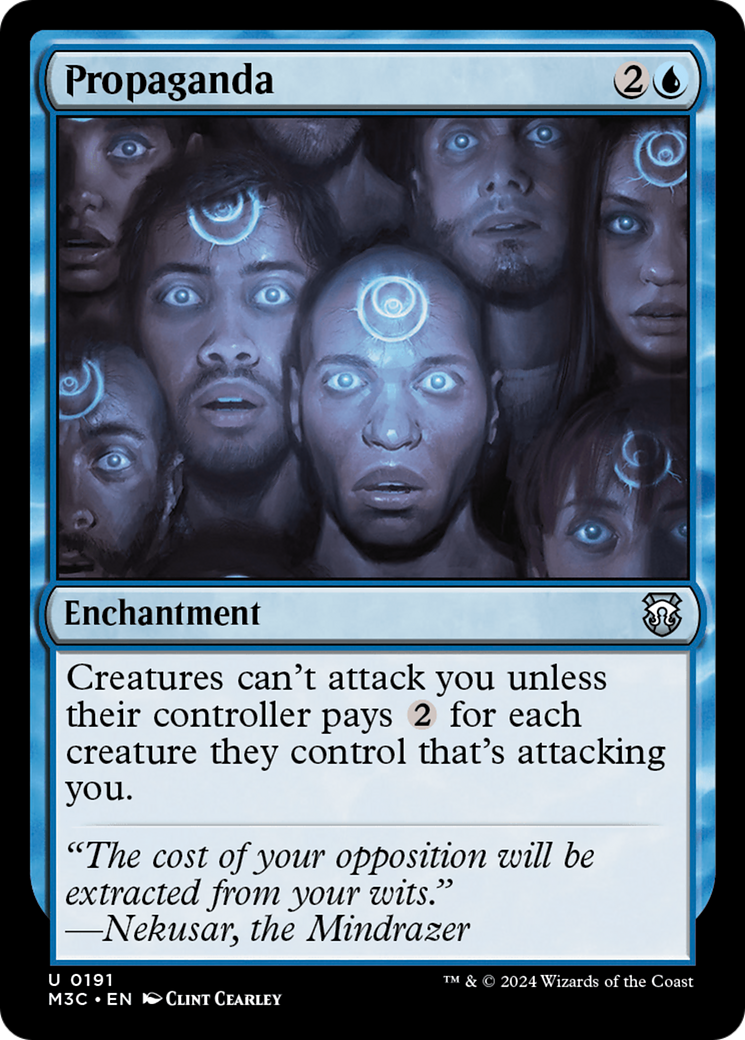 Propaganda (Ripple Foil) [Modern Horizons 3 Commander] | Mindsight Gaming