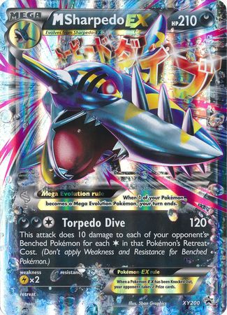 M Sharpedo EX (XY200) (Jumbo Card) [XY: Black Star Promos] | Mindsight Gaming