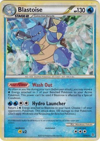 Blastoise (13/95) (Cracked Ice Holo) [HeartGold & SoulSilver: Unleashed] | Mindsight Gaming