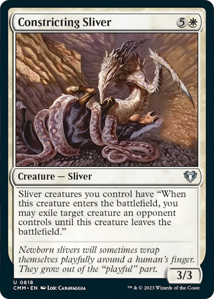 Constricting Sliver [Commander Masters] | Mindsight Gaming