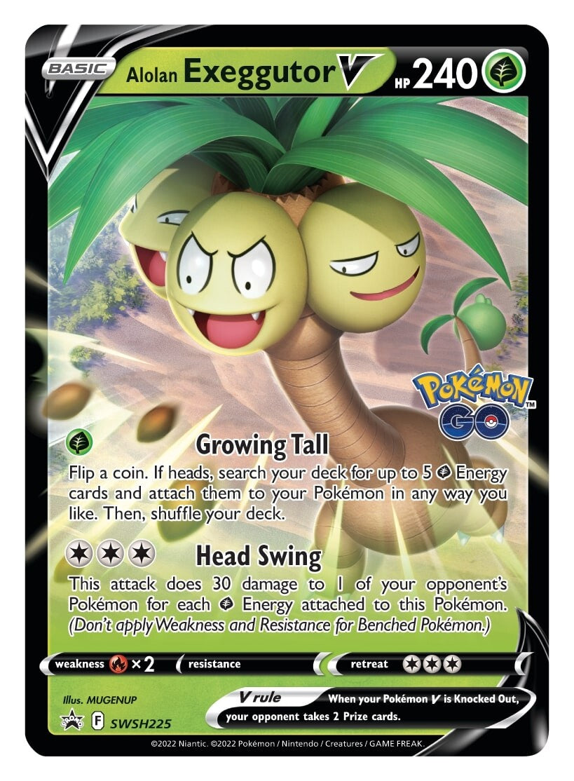 Alolan Exeggutor V (SWSH225) [Sword & Shield: Black Star Promos] | Mindsight Gaming