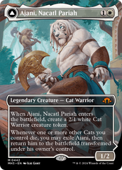 Ajani, Nacatl Pariah // Ajani, Nacatl Avenger (Borderless) [Modern Horizons 3] | Mindsight Gaming