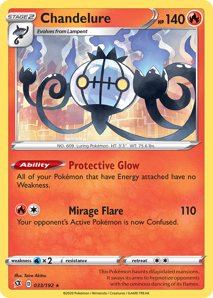 Chandelure (033/192) [Sword & Shield: Rebel Clash] | Mindsight Gaming