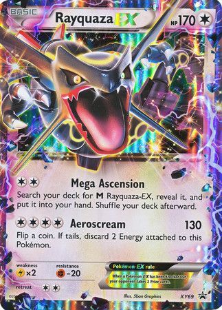 Rayquaza EX (XY69) (Jumbo Card) [XY: Black Star Promos] | Mindsight Gaming