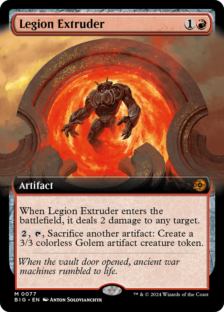 Legion Extruder (Extended Art) [Outlaws of Thunder Junction: The Big Score] | Mindsight Gaming