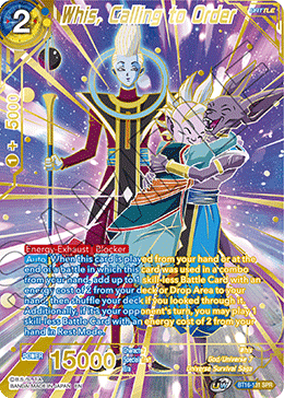 Whis, Calling to Order (SPR) (BT16-131) [Realm of the Gods] | Mindsight Gaming