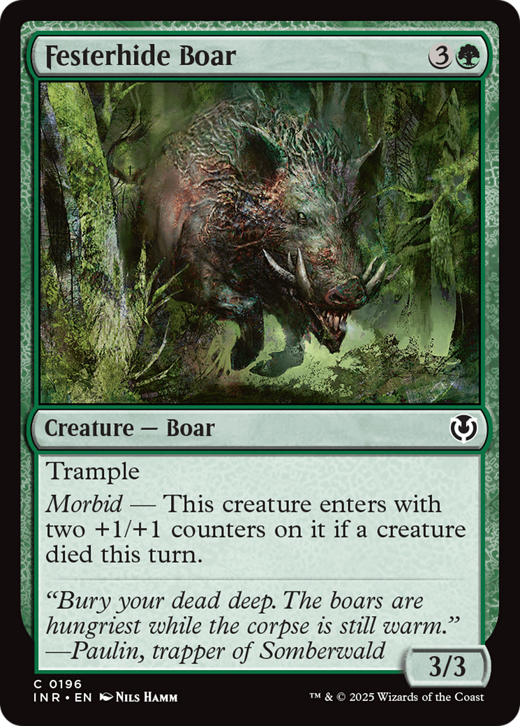 Festerhide Boar [Innistrad Remastered] | Mindsight Gaming