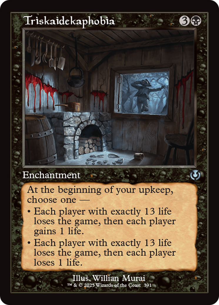 Triskaidekaphobia (Retro Frame) [Innistrad Remastered] | Mindsight Gaming