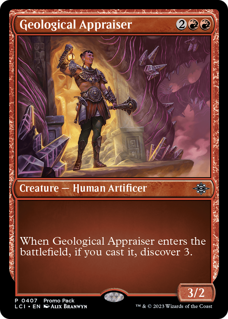 Geological Appraiser [The Lost Caverns of Ixalan Promos] | Mindsight Gaming