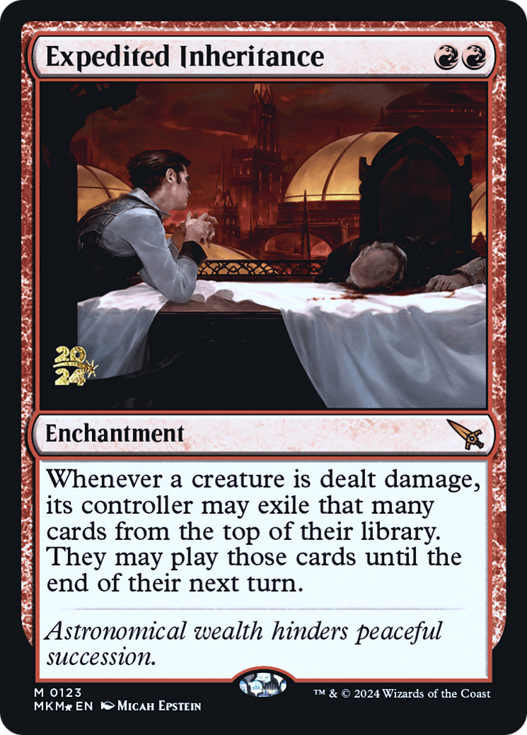 Expedited Inheritance [Murders at Karlov Manor Prerelease Promos] | Mindsight Gaming