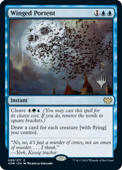 Winged Portent (Promo Pack) [Innistrad: Crimson Vow Promos] | Mindsight Gaming