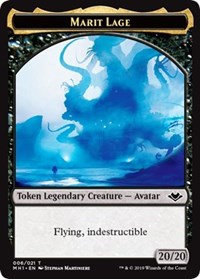 Marit Lage (006) // Elemental (008) Double-Sided Token [Modern Horizons Tokens] | Mindsight Gaming