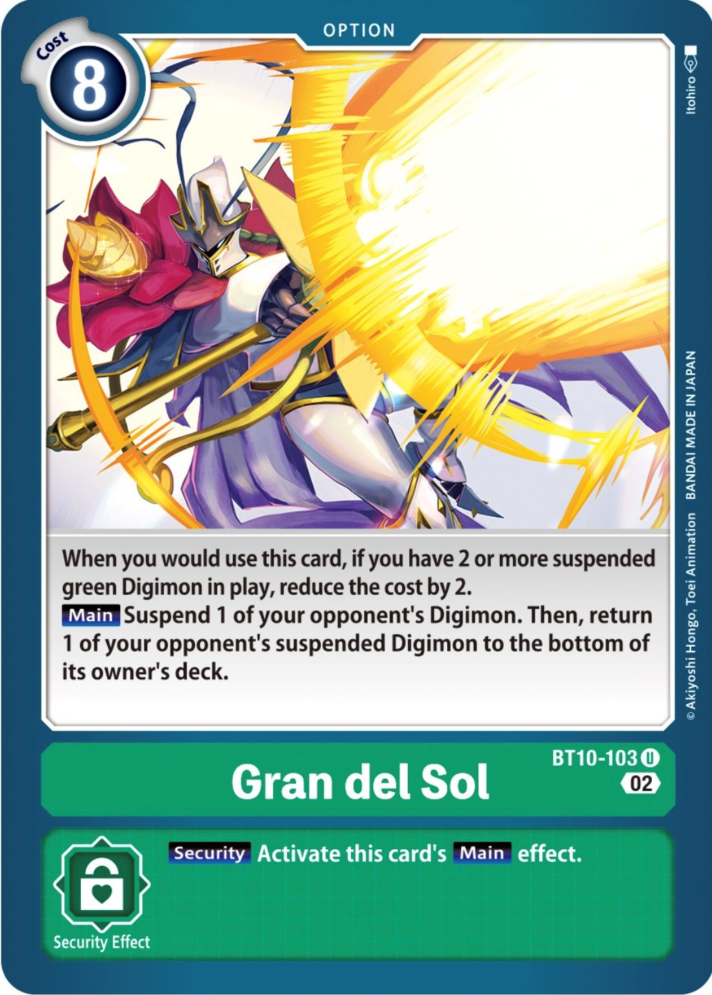 Gran del Sol [BT10-103] [Xros Encounter] | Mindsight Gaming