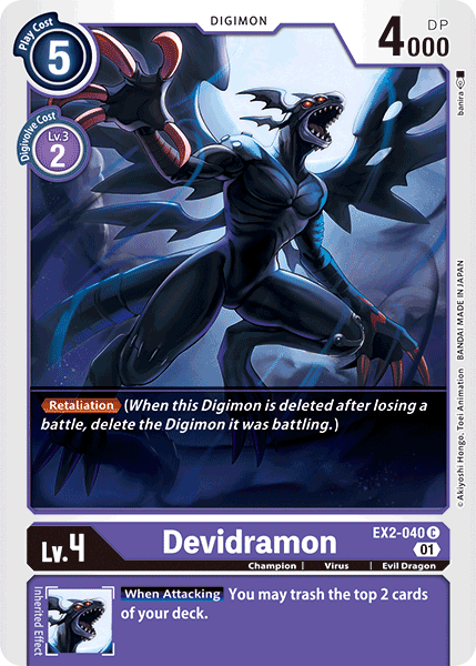 Devidramon [EX2-040] [Digital Hazard] | Mindsight Gaming