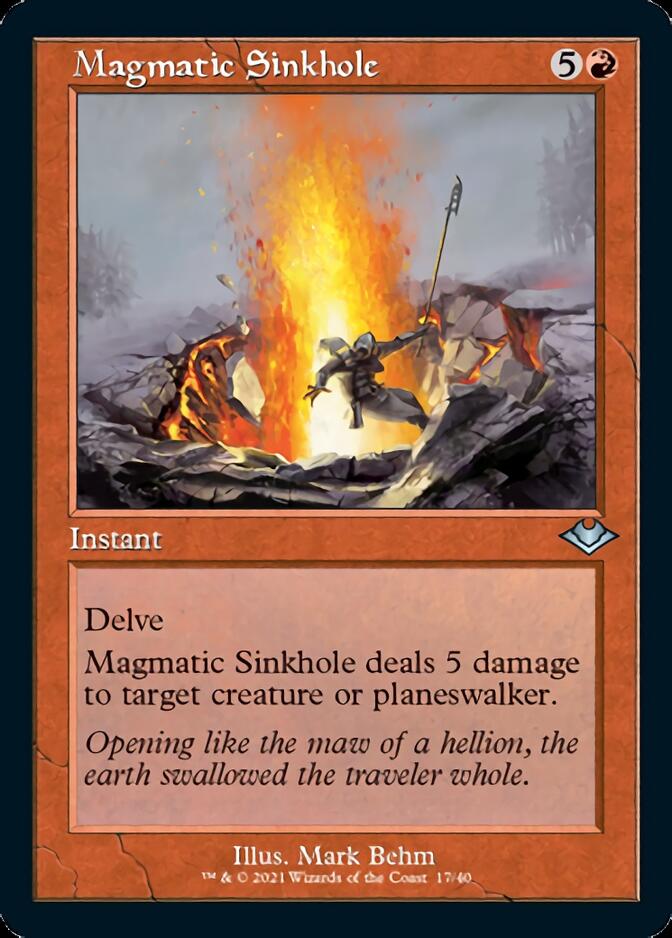 Magmatic Sinkhole (Retro) [Modern Horizons] | Mindsight Gaming