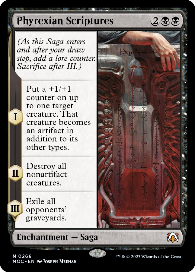 Phyrexian Scriptures [March of the Machine Commander] | Mindsight Gaming