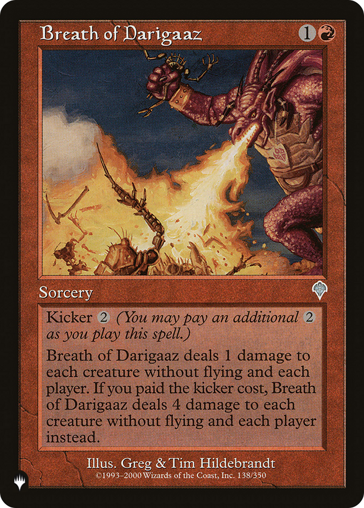 Breath of Darigaaz [The List Reprints] | Mindsight Gaming