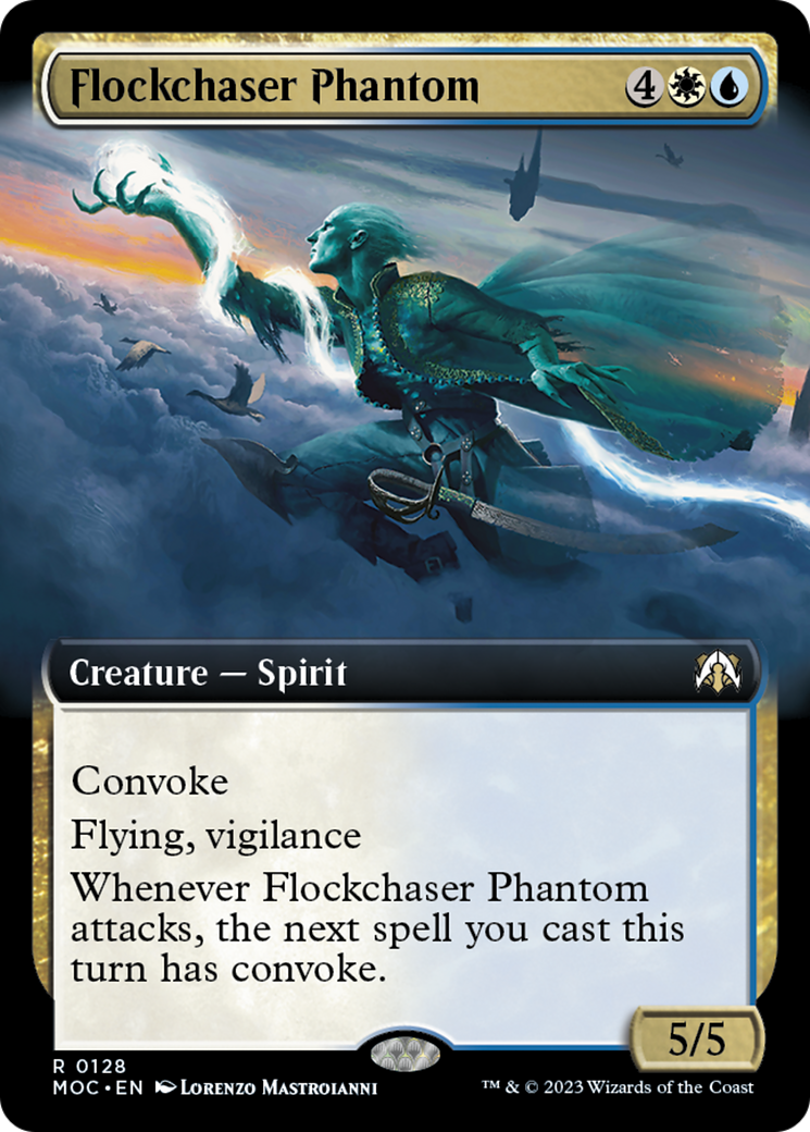 Flockchaser Phantom (Extended Art) [March of the Machine Commander] | Mindsight Gaming