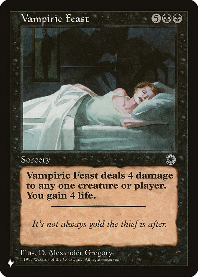 Vampiric Feast [The List] | Mindsight Gaming