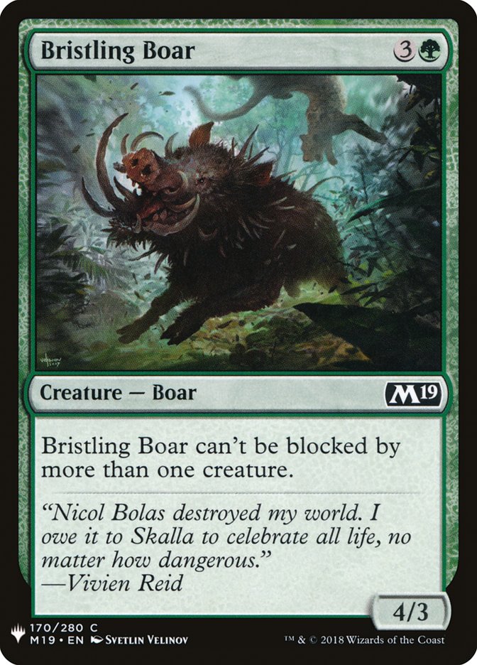 Bristling Boar [Mystery Booster] | Mindsight Gaming